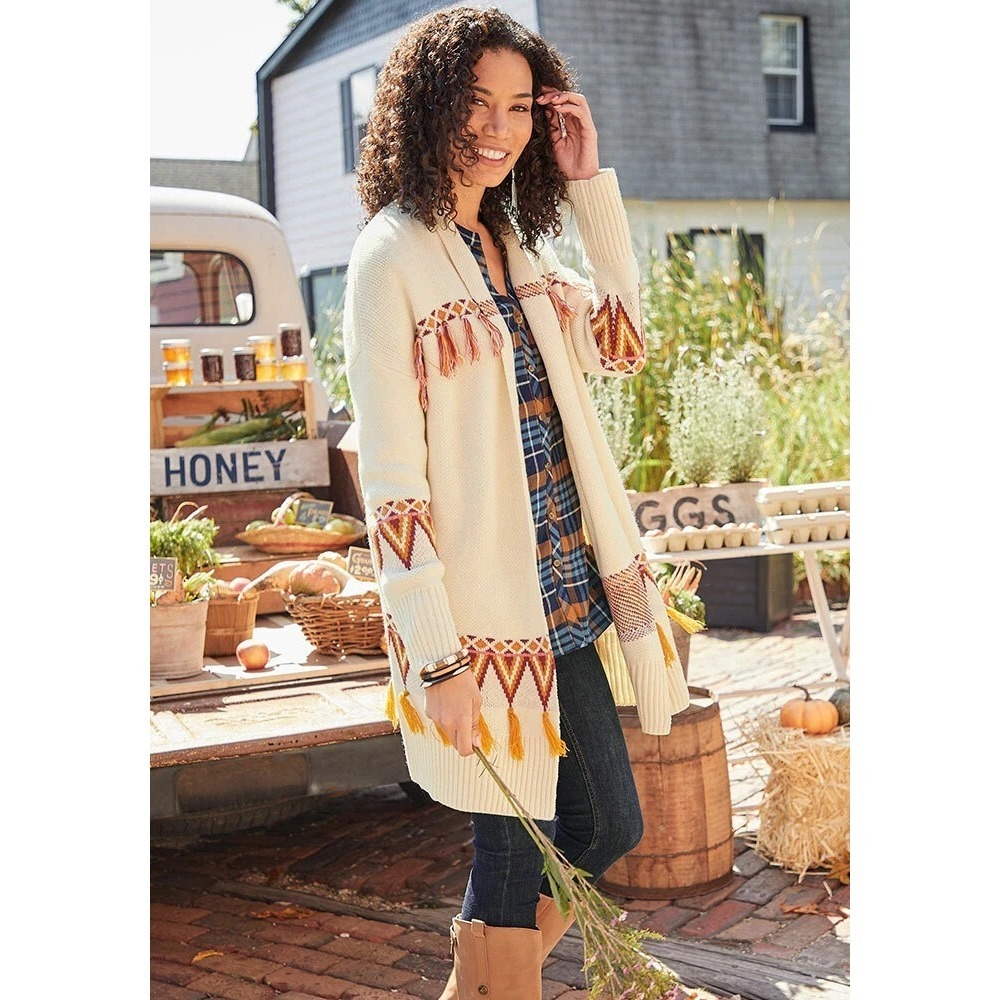 Matilda Jane Moments with you Gingersnap Sweater Boho Western Size XS